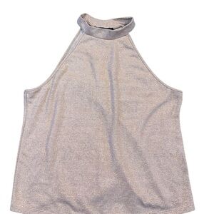 Forever 21+ Metallic Mock Neck Halter Tank Top – Size 2X